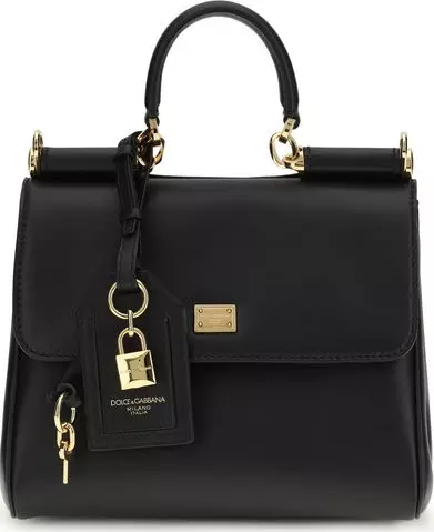 Black Calf Leather Bos Taurus Shoulder Bag