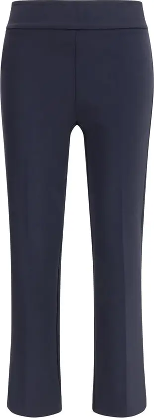 Blue Polyamide Casual Pants