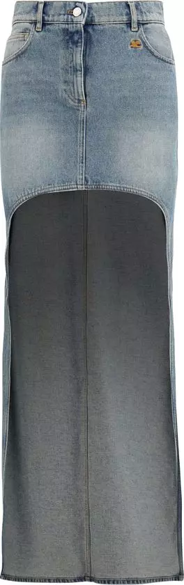 Blue Denim Skirt