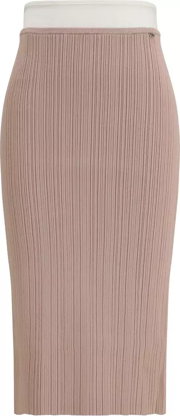 Multicolor Viscose Midi Skirt