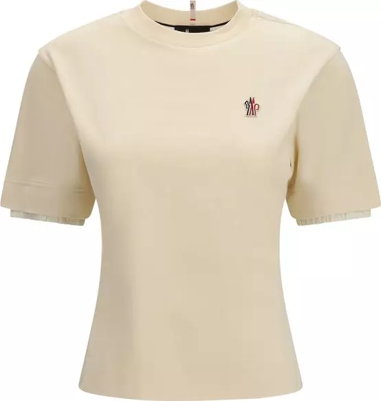 Beige Cotton T-Shirt