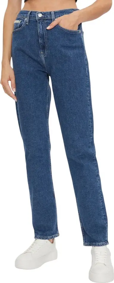 Blue Cotton Skinny Jeans