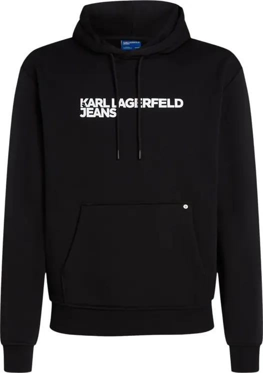 Black Cotton Hoodie
