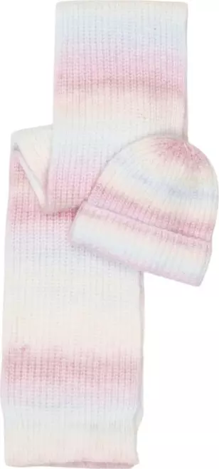 Multicolor Marabou Beanie