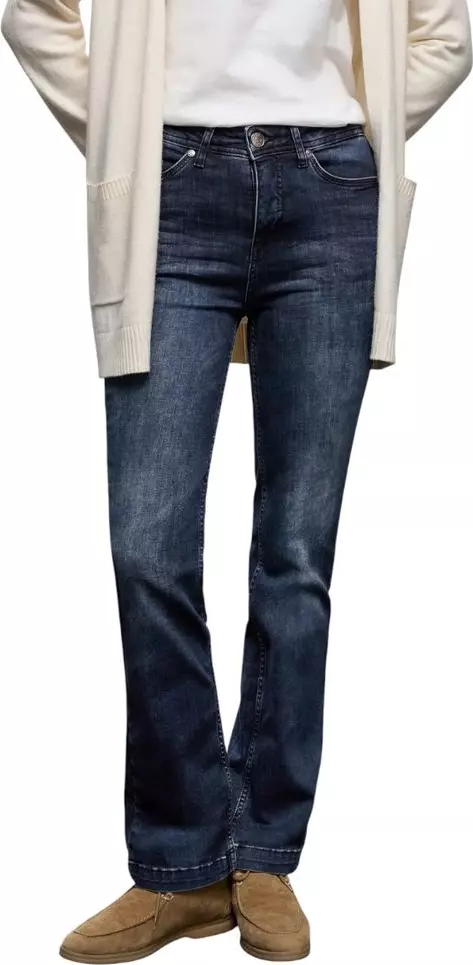 Blue Cotton Skinny Jeans