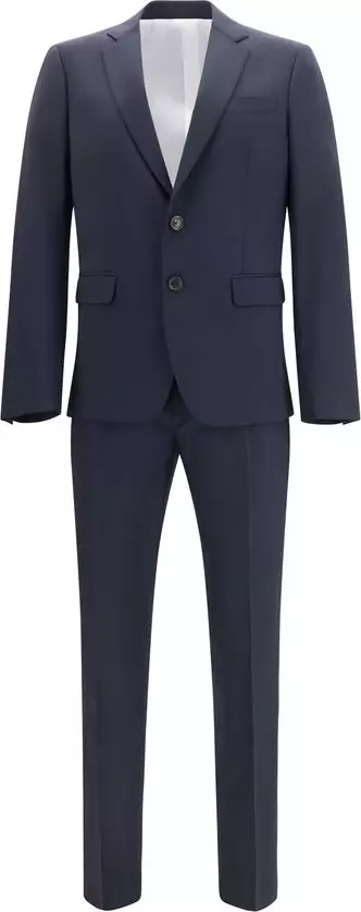 Blue Wool Suit