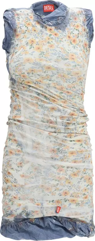 Multicolor Cotton Casual Dress