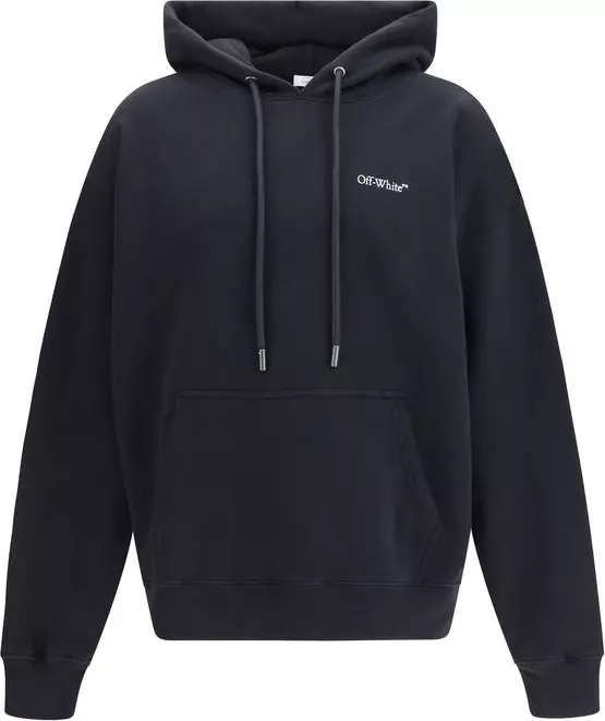 Black Cotton Sweatshirt