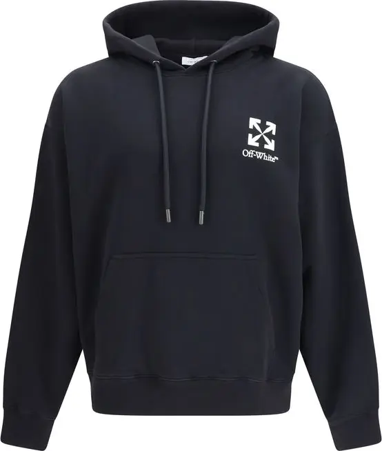 Black Cotton Sweatshirt