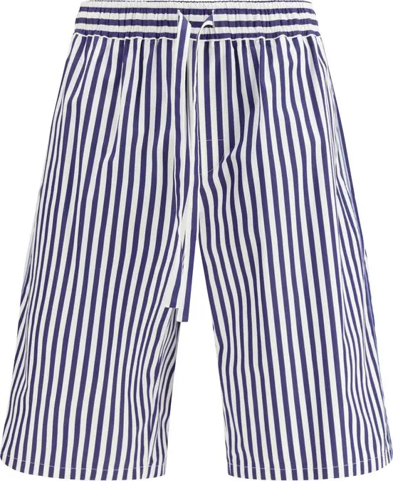 Multicolor Cotton Bermuda Shorts