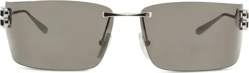 Silver Metal Sunglasses