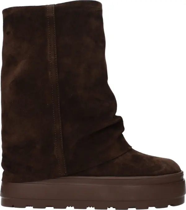 Brown Leather Ankle Boots