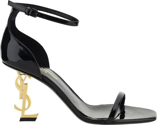 Black Calf Leather Bos Taurus Platform Sandals