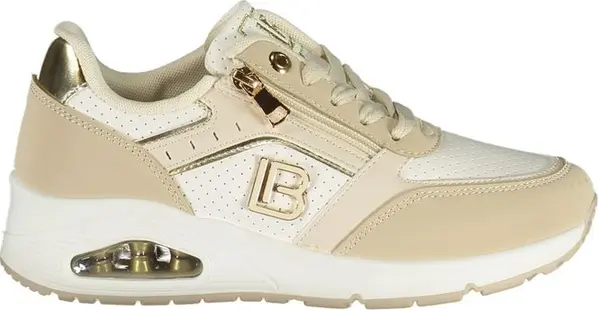 Beige Polyurethane Women Sneaker