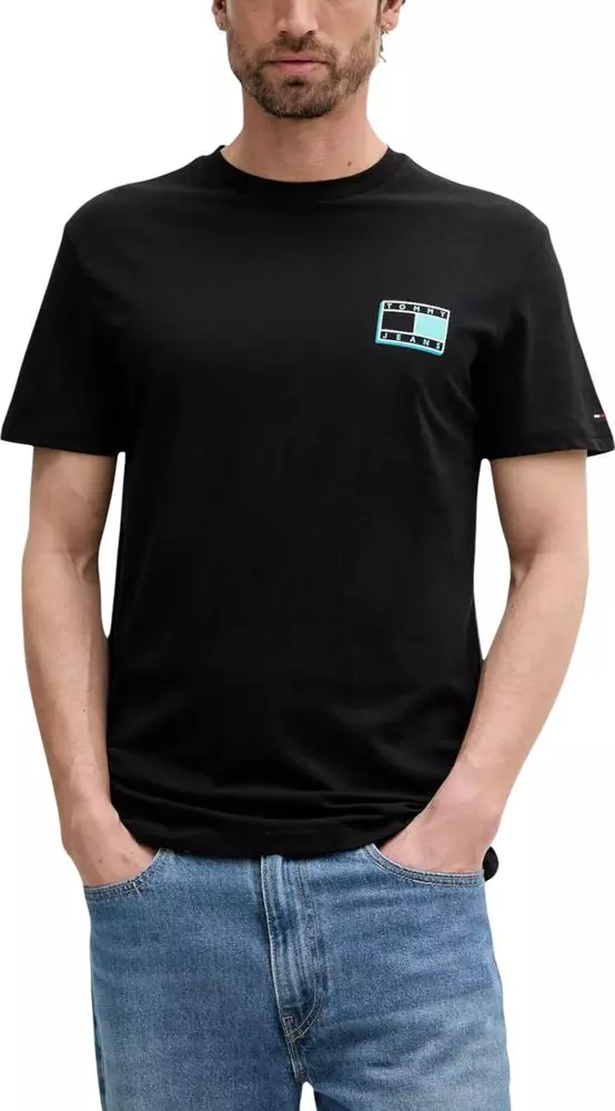 Black Recycled Cotton T-Shirt