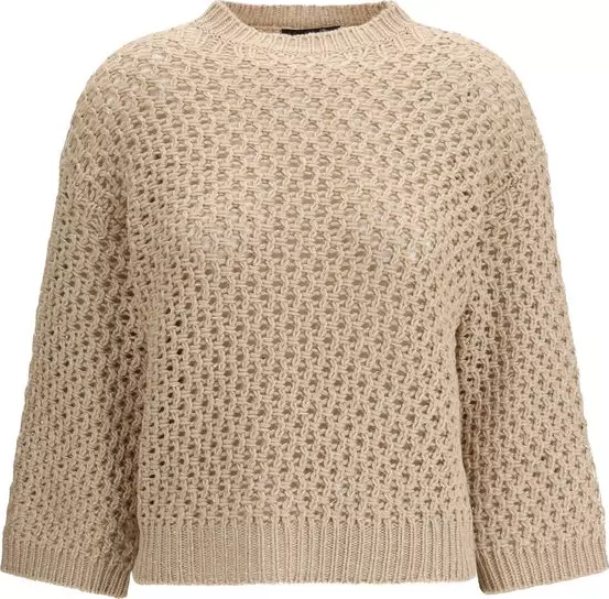 Beige Wool Oves Aries Sweatshirt