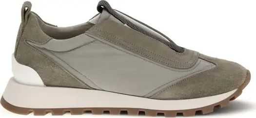 Bicolor Polyester Sneakers