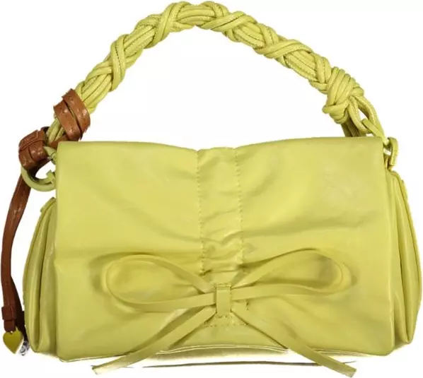 Giallo Polyurethane Women's Handbag