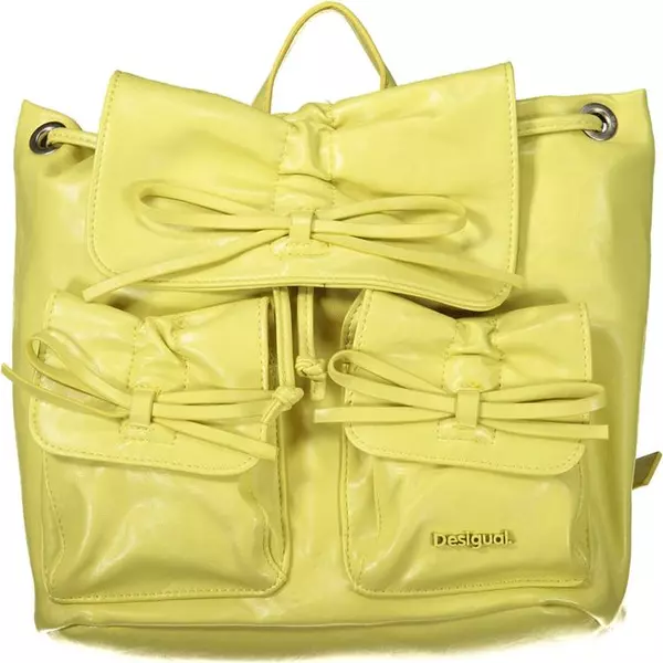 Giallo Polyurethane Women Backpack