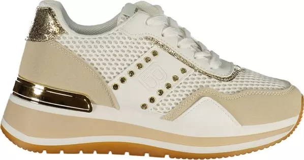 Bianco Polyurethane Women Sneaker