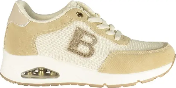 Beige Polyurethane Women Sneaker