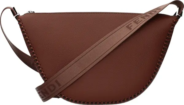 Brown Leather Crossbody Bag