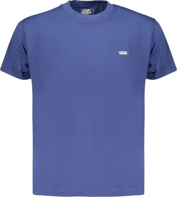 Blue Cotton Men T-Shirt