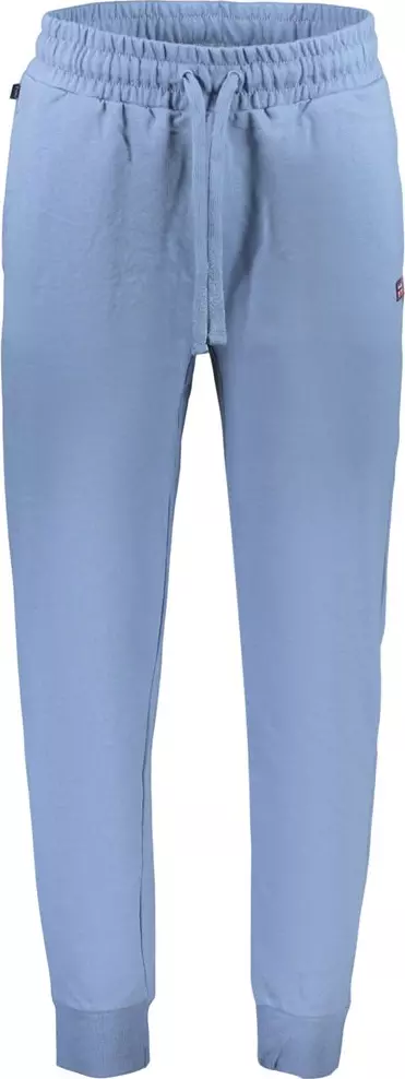 Blu Cotton Mens Trousers