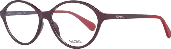 Burgundy Plastic Glasses (Frames)