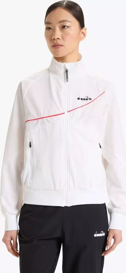 White Polyamide Shell Jacket
