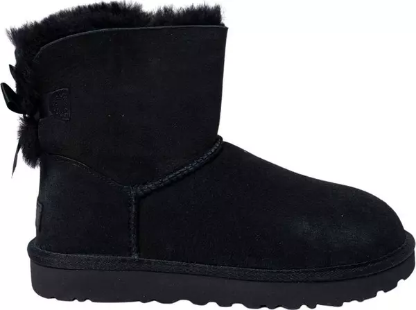 Black Suede Leather Ankle Boots