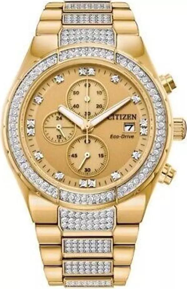 Gold Stainless Steel Bracelet Watch
