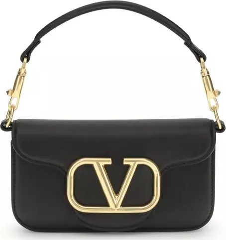 Black Calf Leather Bos Taurus Shoulder Bag