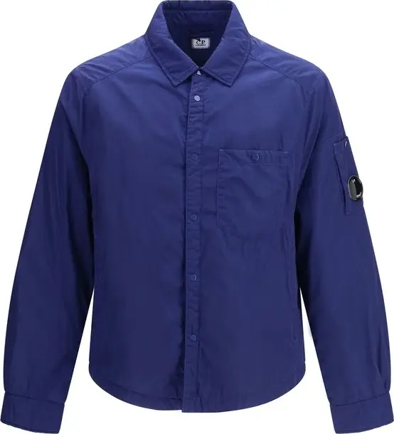 Blue Polyamide Shell Jacket