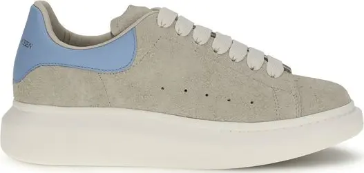 Beige Calf Leather Bos Taurus Chunky Sneakers