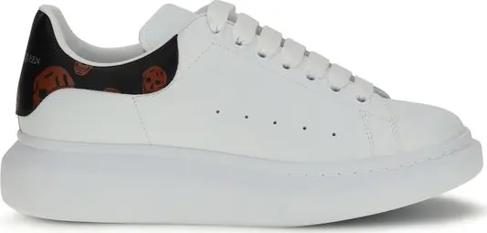 White Calf Leather Bos Taurus Low Top Sneakers