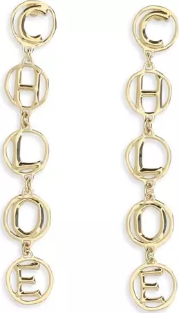 Gold Brass Earrings