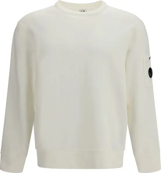 White Cotton Sweatshirt
