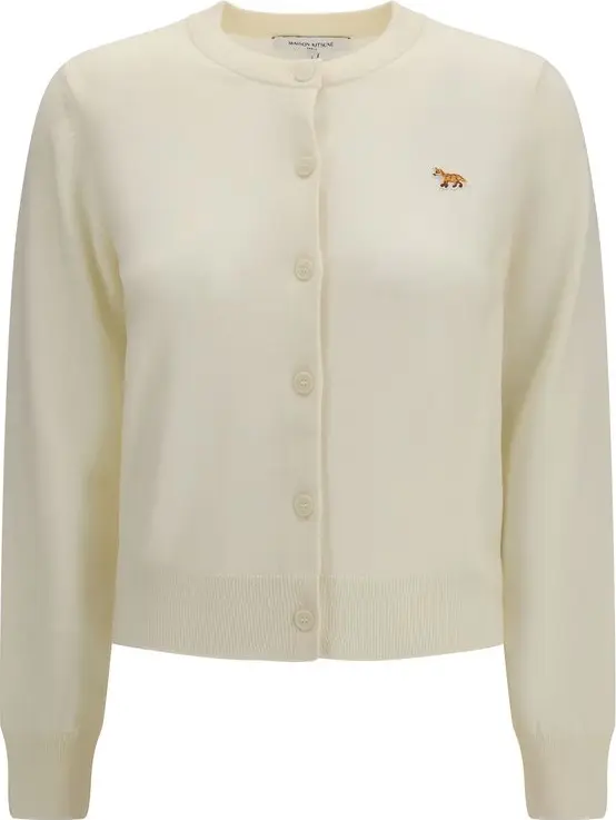 Beige Cotton Cardigan