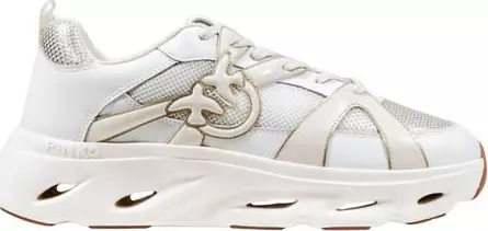 White Leather Athletic Sneakers