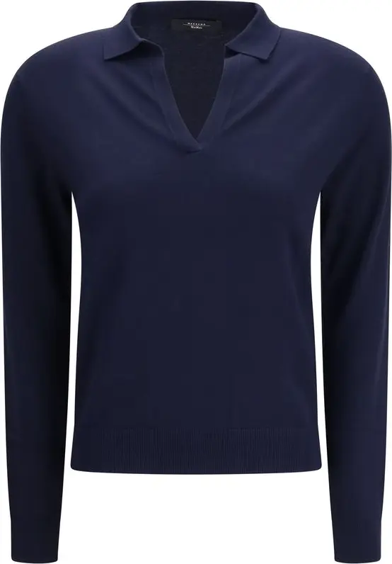 Blue Viscose Sweatshirt