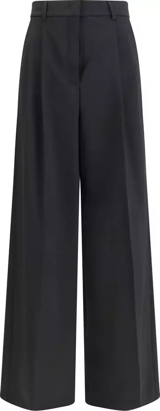 Black Polyester Pants
