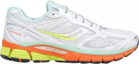White Textile Athletic Sneakers