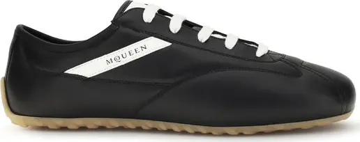 Black Calf Leather Bos Taurus Low Top Sneakers