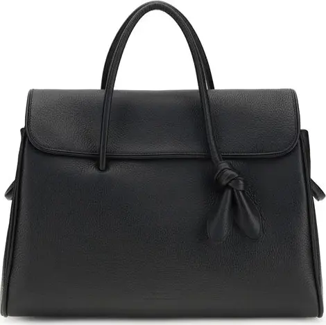 Black Calf Leather Bos Taurus Handbag