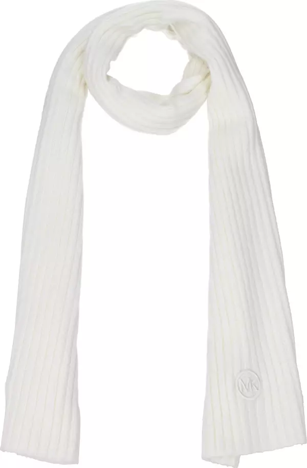 White Polyester Scarf