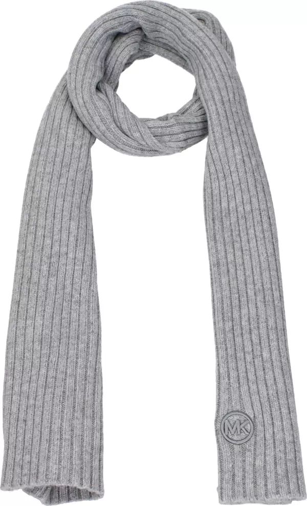 Gray Polyester Scarf