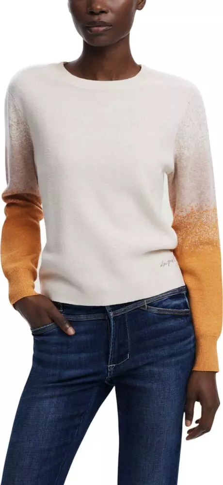 Beige Viscose Sweatshirt