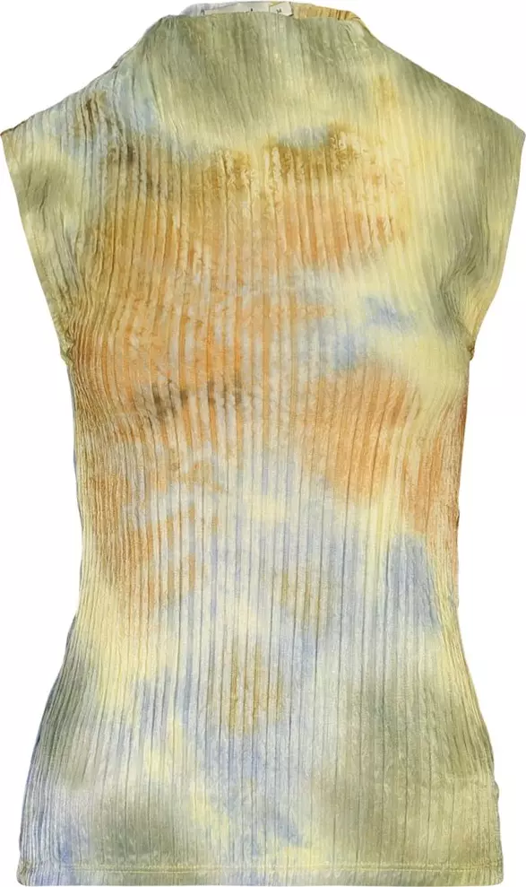Giallo Polyester Women Tank Top