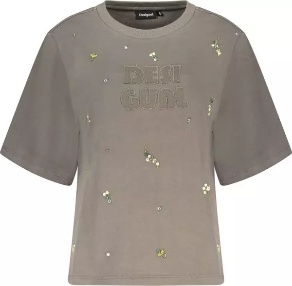 Grigio Cotton Women Sweatshirt